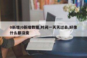 0新增/0新增数据,时间一天天过去,好像什么都没变