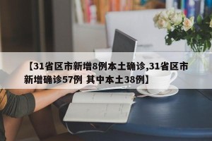 【31省区市新增8例本土确诊,31省区市新增确诊57例 其中本土38例】